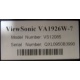 ViewSonic VA1926W-7 (Орел)