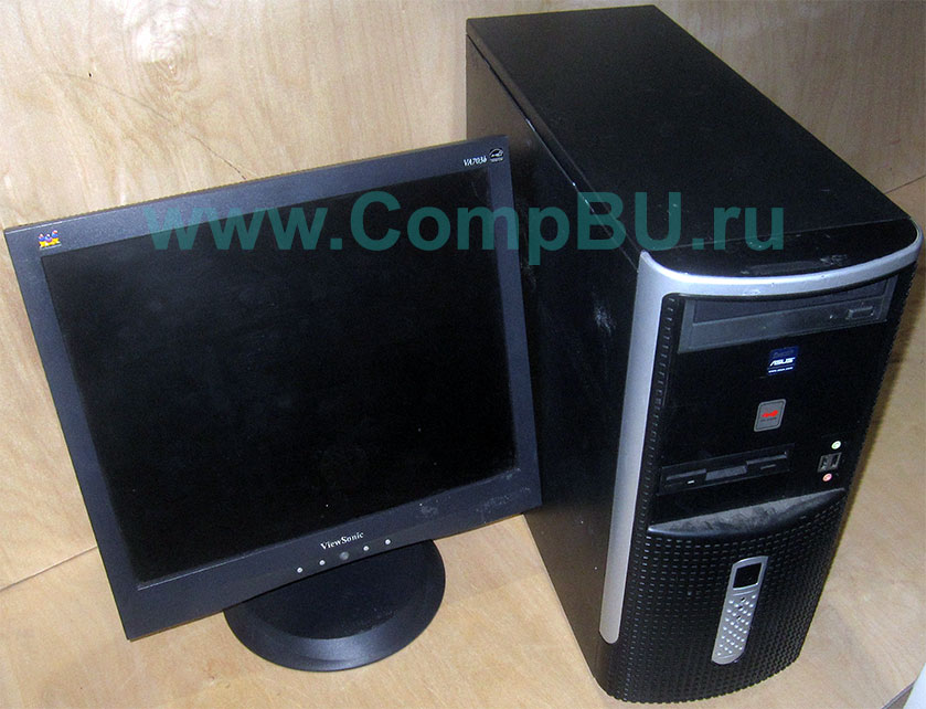 Комплект: одноядерный компьютер Intel Pentium-4 с 1Гб памяти и 17 дюймовый ЖК монитор (Орел)
